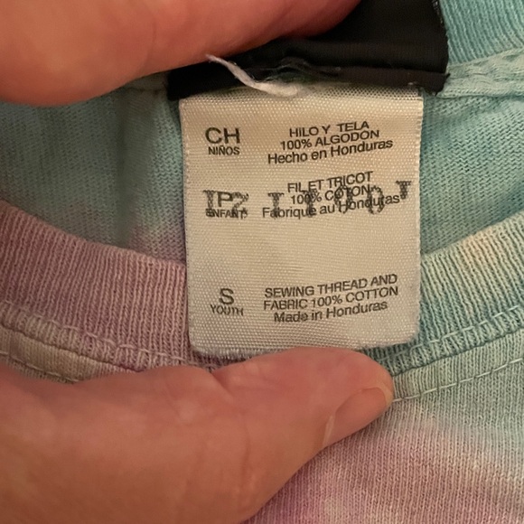 Vibrant Tie-Dye Kids Shirt with Grateful Dead Dancing Bears - Picture 2 of 4